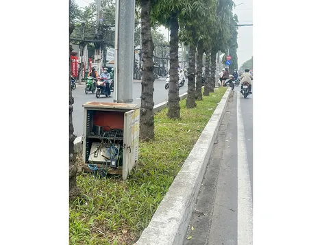 Hộp điện nguy hiểm