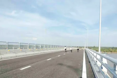 Thống nhất phương án thông xe hạn chế cầu Đại Ngãi 2