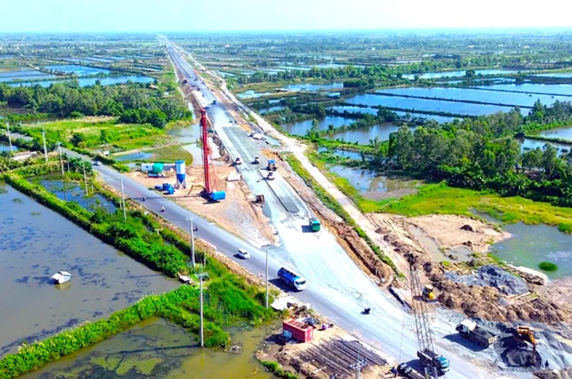 Kỳ vọng đột phá kinh tế từ cao tốc Cần Thơ - Cà Mau