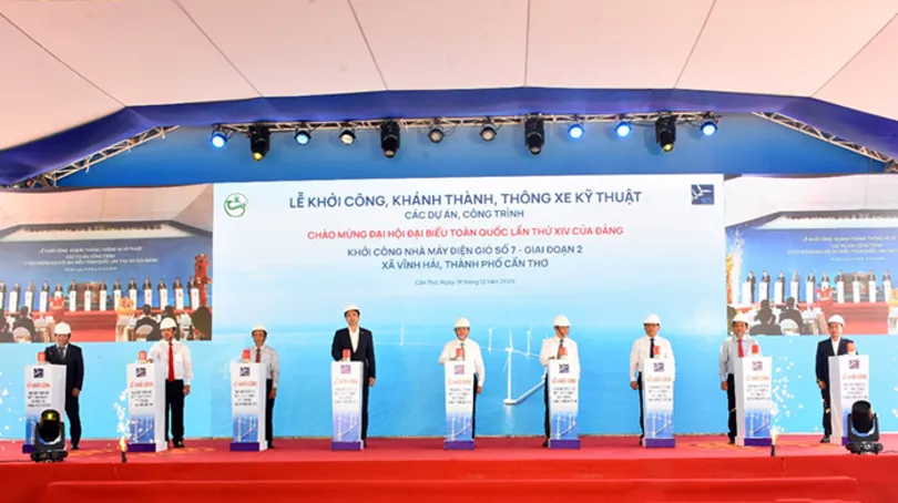Khởi công Dự án Nhà máy điện gió số 7 - giai đoạn 2