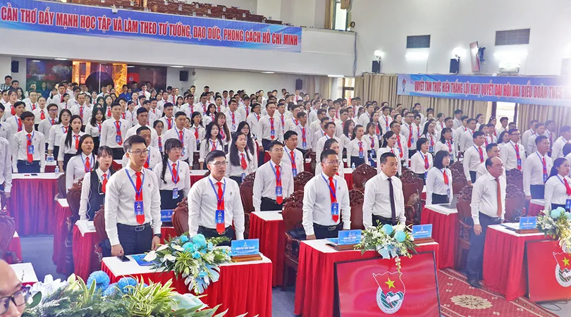 Đại hội đại biểu Đoàn TNCS Hồ Chí Minh TP Cần Thơ diễn ra phiên thứ nhất