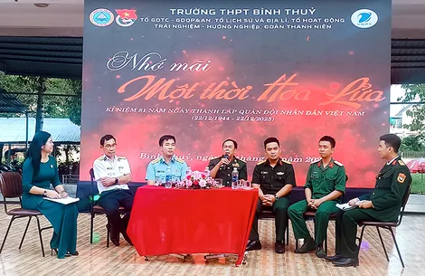 Giao lưu “Nhớ mãi một thời hoa lửa”