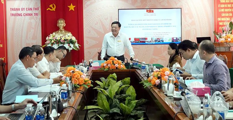 Mô hình “Dạy đổi mới - Học tích cực - Kết quả tiến bộ” giúp nâng cao chất lượng đào tạo lý luận chính trị