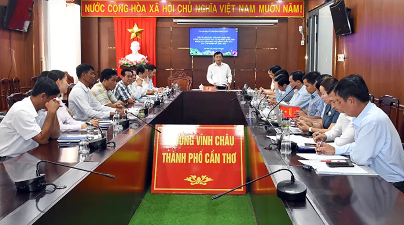 Kiểm tra chuẩn bị bầu cử các xã, phường Vĩnh Châu, Vĩnh Phước, Lai Hòa, Vĩnh Hải