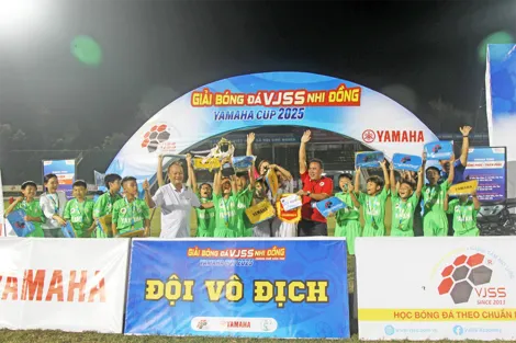 Kết thúc Giải Bóng đá VJSS nhi đồng TP Cần Thơ -Yamaha Cup 2025