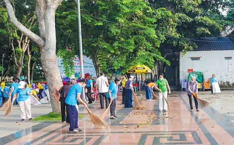 Mặt trận phường Cái Khế nâng chất các mô hình xây dựng đô thị văn minh