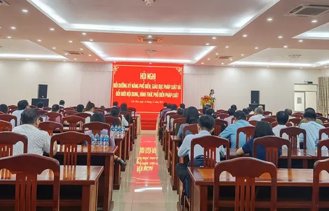 Dấu ấn trong công tác tuyên truyền pháp luật