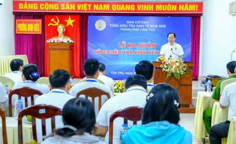 Cần Thơ ra quân Tổng điều tra kinh tế năm 2026