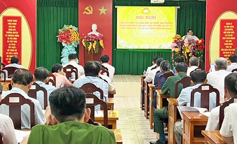 Ủy ban MTTQVN xã Thạnh Xuân thực hiện nhiều hoạt động đảm bảo an sinh xã hội