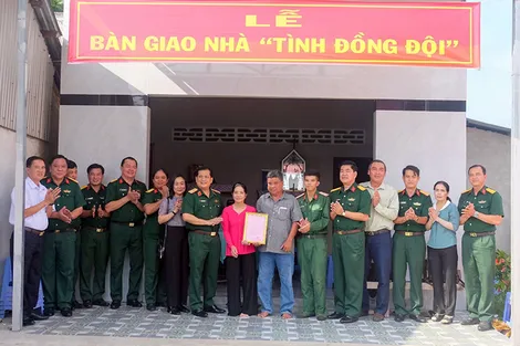 Quân khu 9 bàn giao căn nhà Tình đồng đội trên địa bàn TP Cần Thơ