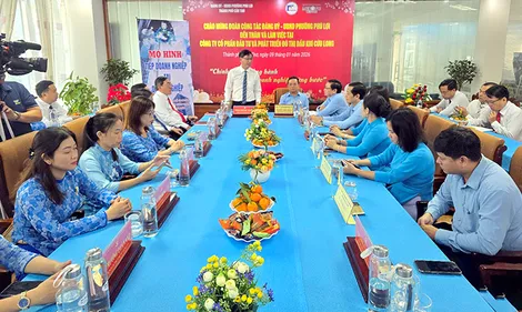 Phường Phú Lợi triển khai mô hình "Tiếp doanh nghiệp tại doanh nghiệp"
