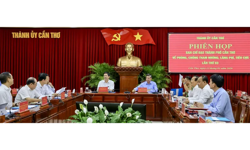 Phiên họp lần thứ 3 Ban Chỉ đạo TP Cần Thơ về phòng, chống tham nhũng, lãng phí, tiêu cực