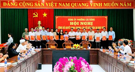 Phường Cái Răng thành lập 30 tổ dân vận