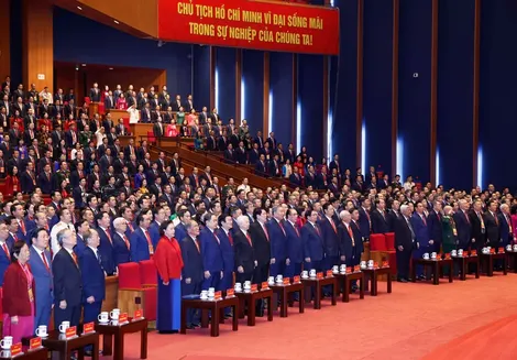 Thông báo về ngày làm việc thứ tư Đại hội đại biểu toàn quốc lần thứ XIV của Đảng
