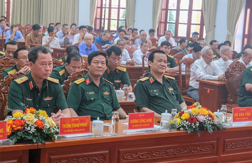 Đảng ủy, Bộ Tư lệnh Quân khu 9 gặp mặt cán bộ cao cấp Quân đội nghỉ hưu, nghỉ công tác