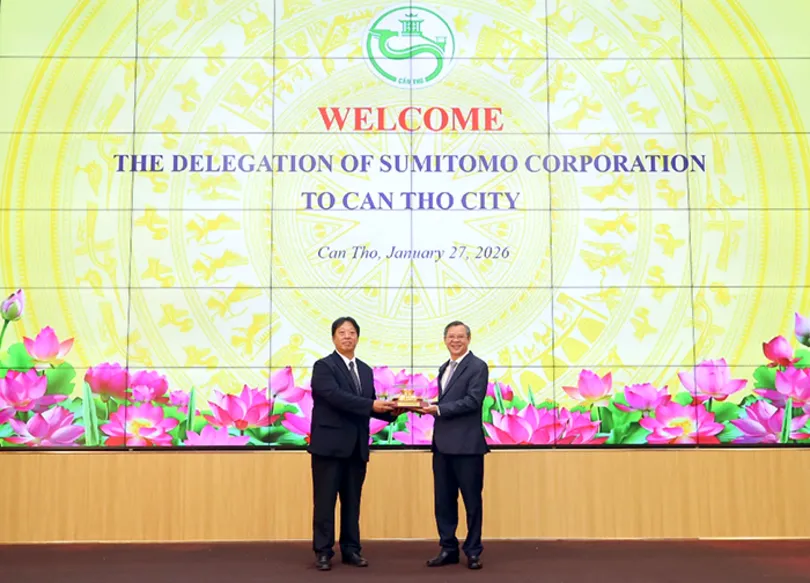 Tập đoàn Sumitomo tìm cơ hội hợp tác hạ tầng công nghiệp tại Cần Thơ
