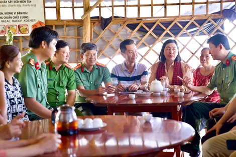 Xây dựng mô hình "4 an toàn" tại điểm du lịch cộng đồng cồn Sơn