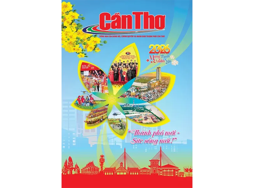 Mời quý độc giả đón đọc ấn phẩm Xuân Bính Ngọ 2026 của Báo và Phát thanh, Truyền hình Cần Thơ