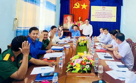 Các phường, xã lập danh sách sơ bộ những người ứng cử đại biểu HĐND