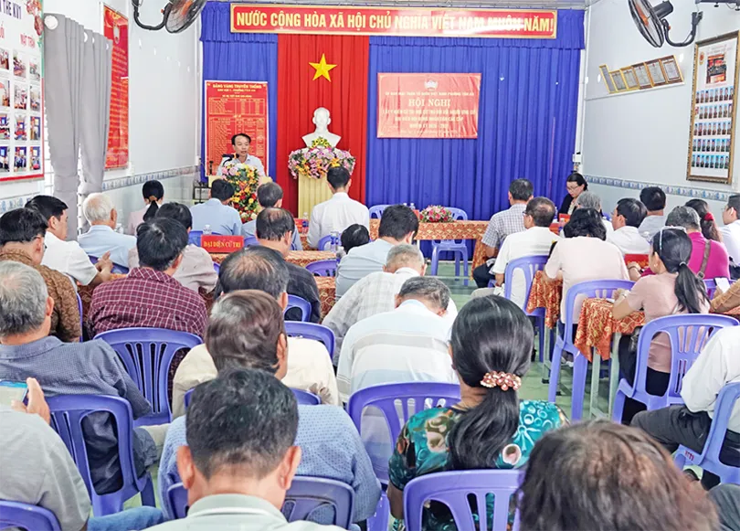 Cử tri nơi cư trú giới thiệu ông Trương Cảnh Tuyên ứng cử đại biểu HĐND TP Cần Thơ nhiệm kỳ 2026-2031