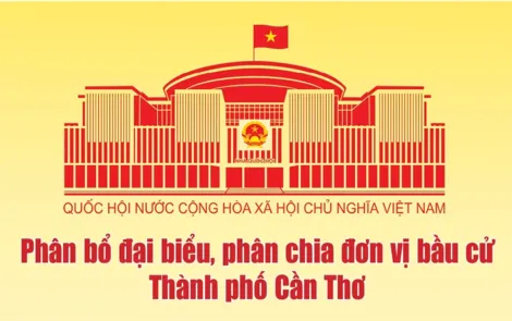 [INFOGRAPHICS] Phân bổ đại biểu, phân chia đơn vị bầu cử thành phố Cần Thơ