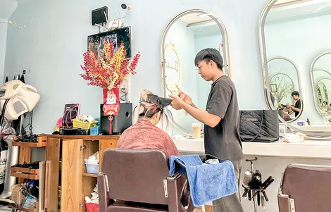 Nhộn nhịp dịch vụ làm đẹp đón Tết