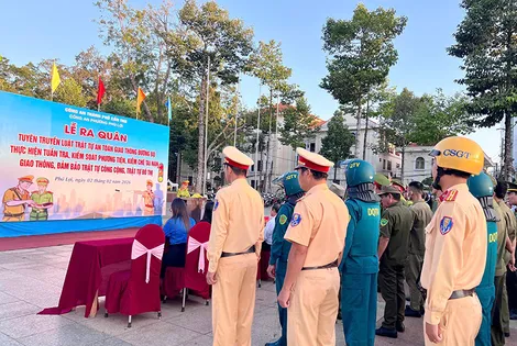 Công an phường Phú Lợi tăng cường bảo đảm an ninh trật tự dịp Tết Nguyên đán Bính Ngọ 2026