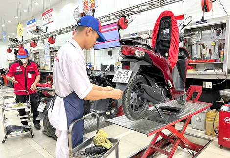Dịch vụ chăm sóc, làm đẹp xe vào mùa