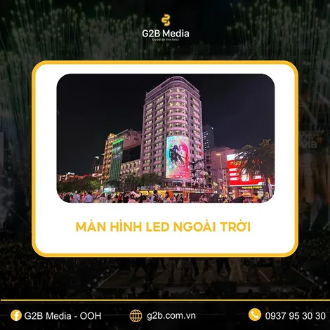 Quảng cáo ngoài trời hiệu quả cho doanh nghiệp cùng G2B Media