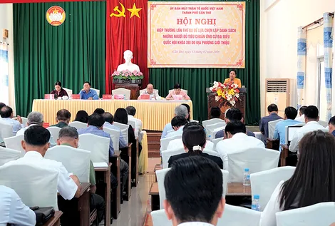 Phát huy vai trò của Mặt trận trong công tác bầu cử