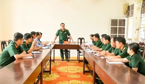Bộ Chỉ huy Quân sự TP Cần Thơ kiểm tra công tác chuẩn bị Lễ giao nhận quân năm 2026 tại Cụm 10