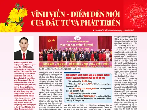 Vĩnh Viễn - Điểm đến mới của đầu tư và phát triển