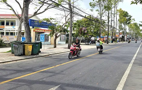 Bất cập trong tổ chức giao thông tuyến đường Lê Hồng Phong, phường Vị Tân