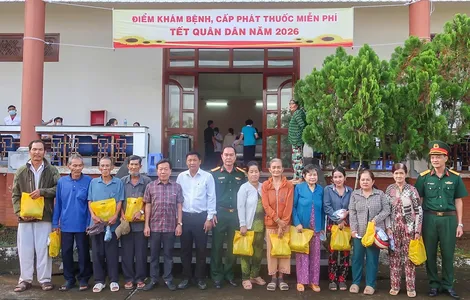 Thực hiện tốt công tác chính sách, dân vận