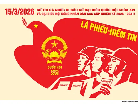 Lá phiếu - niềm tin, trách nhiệm và khát vọng xây dựng đất nước phát triển bền vững