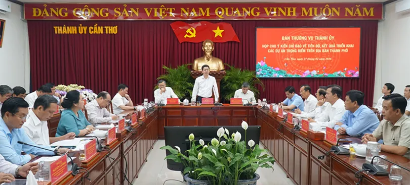 Tập trung giải phóng mặt bằng và chủ động nguồn vật liệu xây dựng để đẩy nhanh tiến độ các dự án trọng điểm