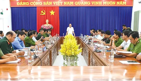 Cụm 10 triển khai kế hoạch tổ chức Lễ giao nhận quân năm 2026