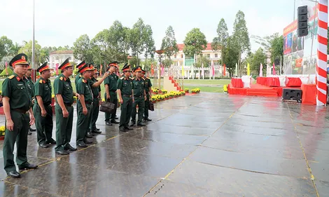 Phó Tư lệnh Quân khu 9 kiểm tra công tác chuẩn bị Lễ giao, nhận quân năm 2026 tại TP Cần Thơ