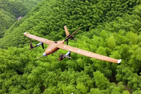 UAV đầu tiên trên thế giới làm bằng sợi tre