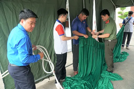 Trên 5.000 cán bộ Đoàn, đoàn viên chuẩn bị hội trại tòng quân
