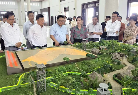Lãnh đạo TP Cần Thơ kiểm tra Dự án Bảo tồn, tôn tạo và phát huy giá trị Di tích lịch sử Lộ Vòng Cung