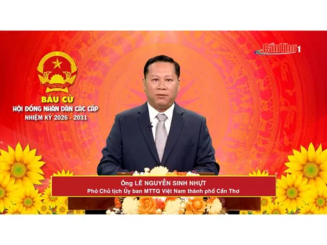 Ông Lê Nguyễn Sinh Nhựt – Phó Chủ tịch Ủy ban MTTQ Việt Nam thành phố Cần Thơ
