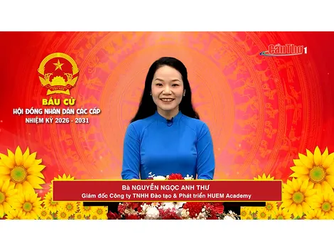 Bà Nguyễn Ngọc Anh Thư – Giám đốc Công ty TNHH Đào tạo & Phát triển HUEM Academy