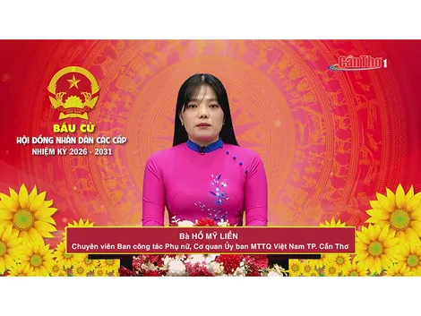 Bà Hồ Mỹ Liền – Chuyên viên Ban công tác Phụ nữ, Cơ quan Ủy ban MTTQVN TP. Cần Thơ