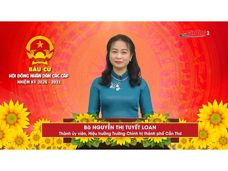 Bà Nguyễn Thị Tuyết Loan – Thành ủy viên, Hiệu trưởng Trường Chính trị thành phố Cần Thơ