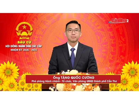 Ông Tăng Quốc Cường – Phó phòng Hành chánh – Tổ chức, Văn phòng UBND thành phố Cần Thơ
