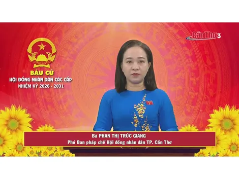 Bà Phan Thị Trúc Giang - Phó Ban pháp chế Hội đồng nhân dân TP. Cần Thơ