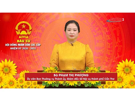 Bà Phạm Thị Phượng – Ủy viên Ban Thường vụ Thành ủy, Giám đốc Sở Nội vụ thành phố Cần Thơ