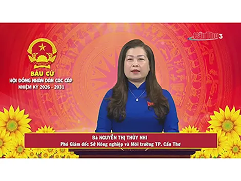 Bà Nguyễn Thị Thùy Nhi - Phó Giám đốc Sở Nông nghiệp và Môi trường TP. Cần Thơ