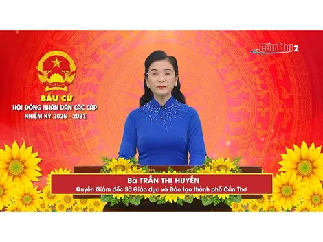 Bà Trần Thị Huyền – Quyền Giám đốc Sở Giáo dục và Đào tạo thành phố Cần Thơ